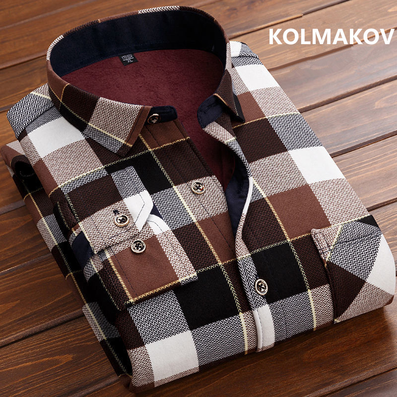 2026 winter Men's fashion smar - Flannel Shirt Lined 리뷰 및 가격
