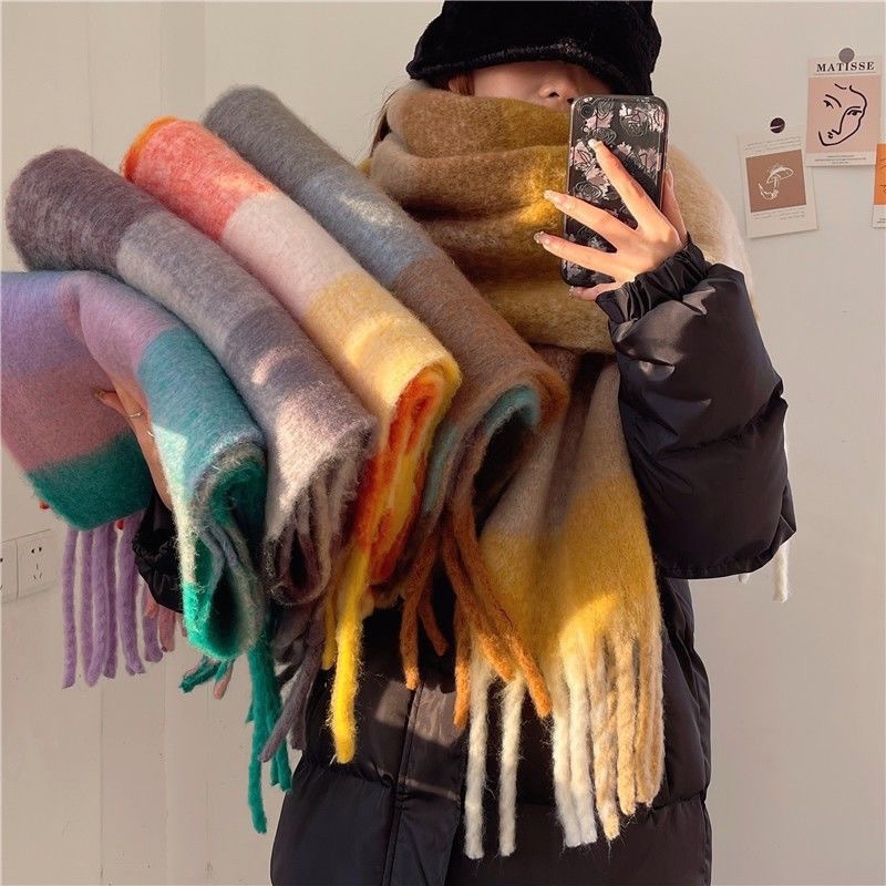 2025New Winter Thick Warm Scar - Cashmere Pashmina Wrap 리뷰 및 가격