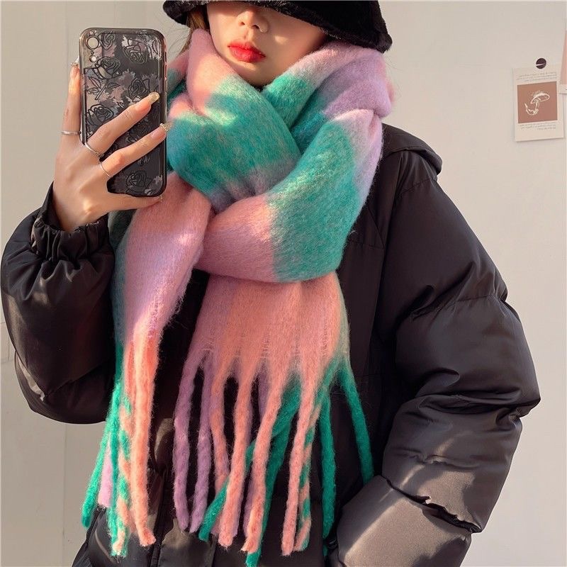 2025New Winter Thick Warm Scar - Cashmere Pashmina Wrap 리뷰 및 가격