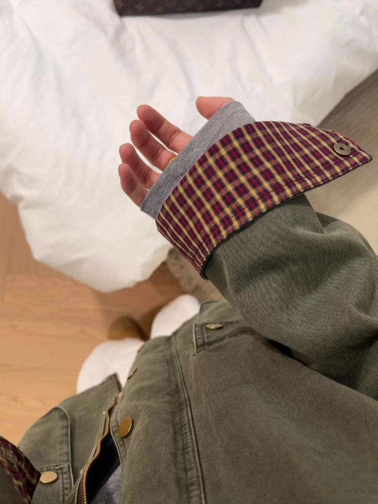 Vintage Army Green Denim Jacke - Down Jacket Packable 리뷰 및 가격