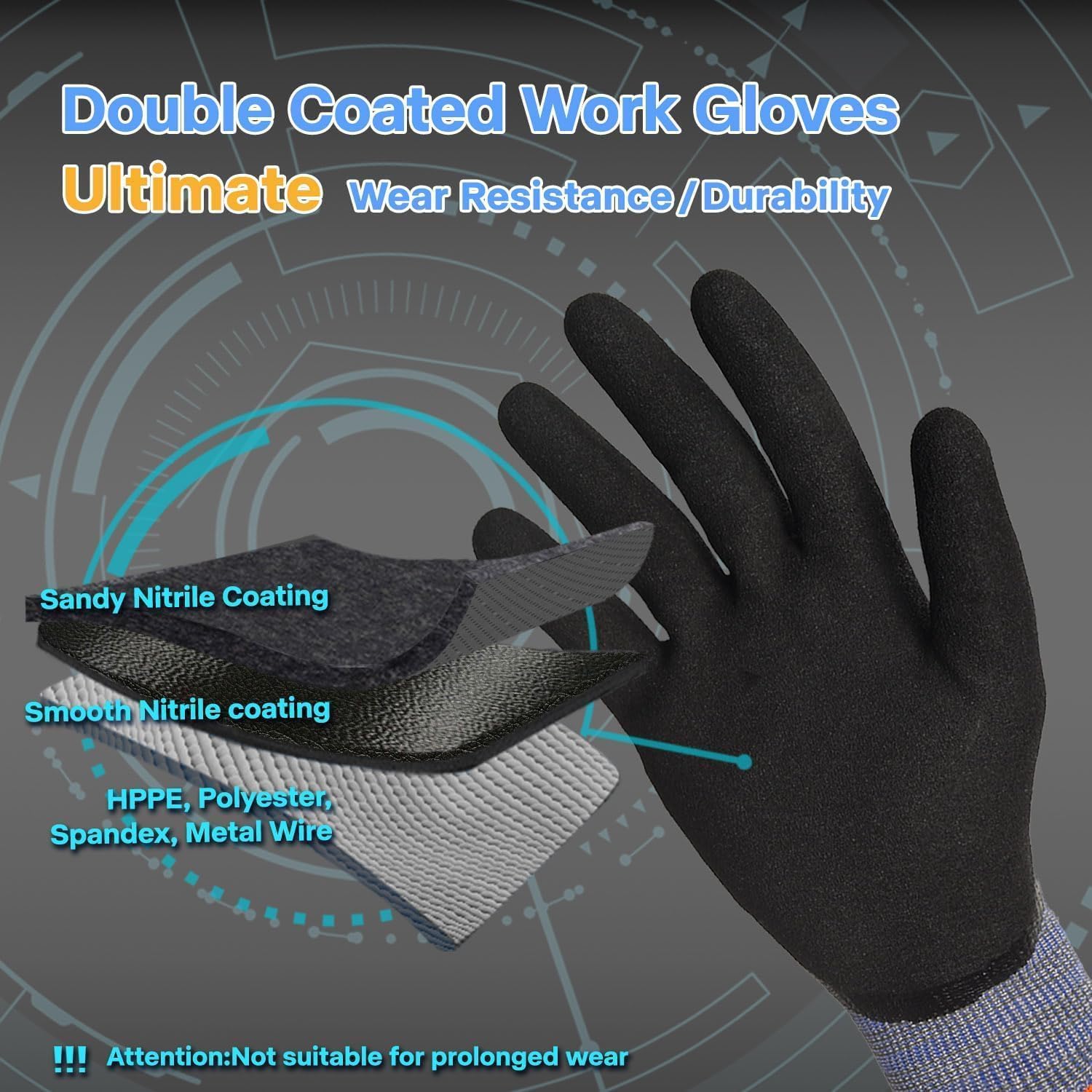 ANSI A9 Cut Resistant Gloves,  - Touch Screen Gloves 리뷰 및 가격