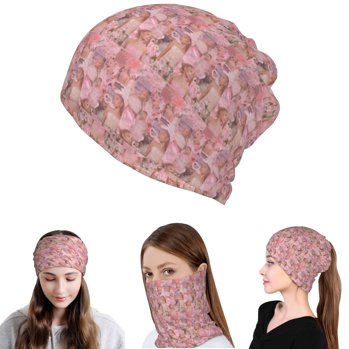 Ariana Grande Singer Bandana N - Knit Beanie Hat Warm 리뷰 및 가격