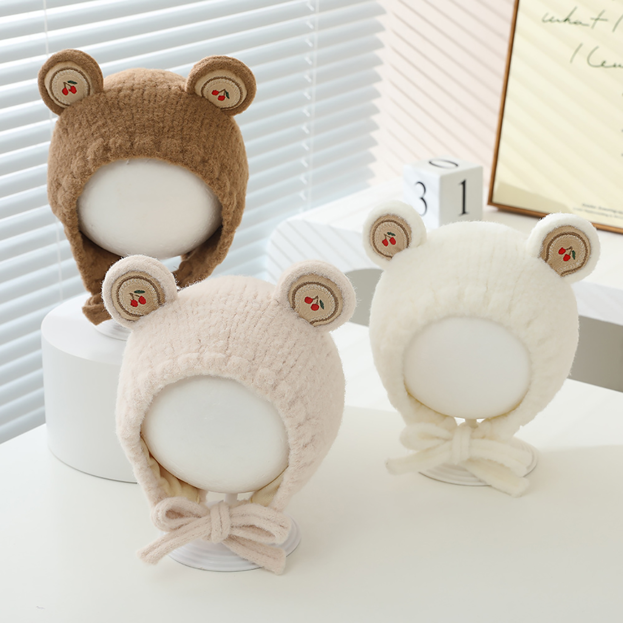 Autumn Winter Baby Knitted Hat - Knit Beanie Hat Warm 리뷰 및 가격