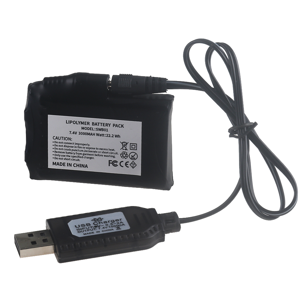 7.4V Li-Polymer 3000mah Batter - Heated Vest Battery 리뷰 및 가격