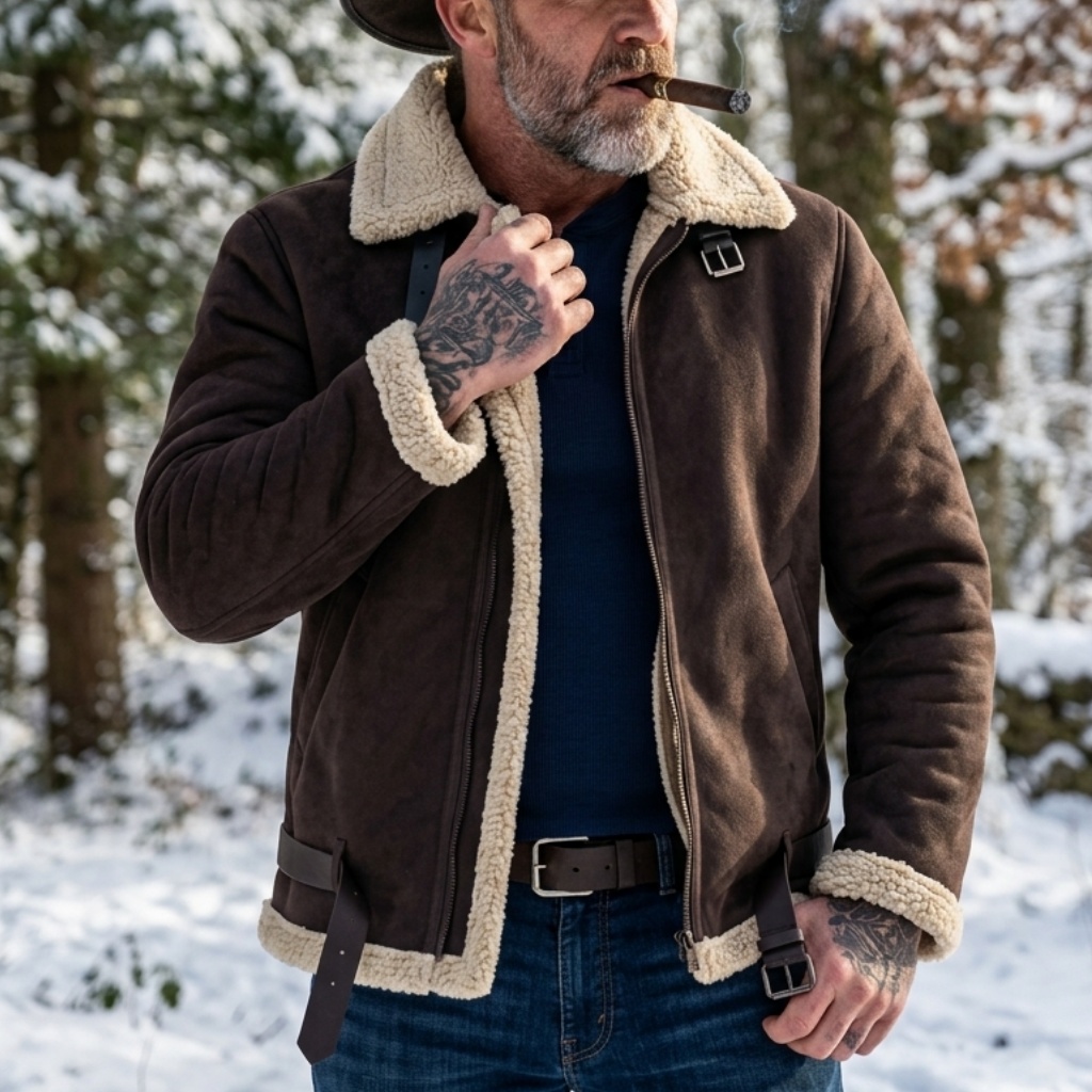 Men Winter Faux Suede Jacket F - Down Jacket Packable 리뷰 및 가격