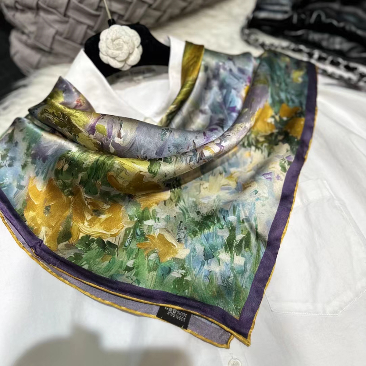 BYSIFA|Blue Green Ladies 100%  - Shawl Wrap Winter 리뷰 및 가격
