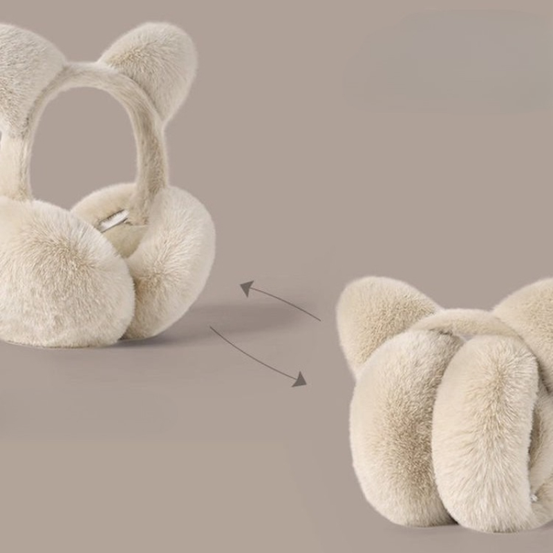 Cat Ears Foldable Earmuffs Plu - Earmuffs Foldable 리뷰 및 가격