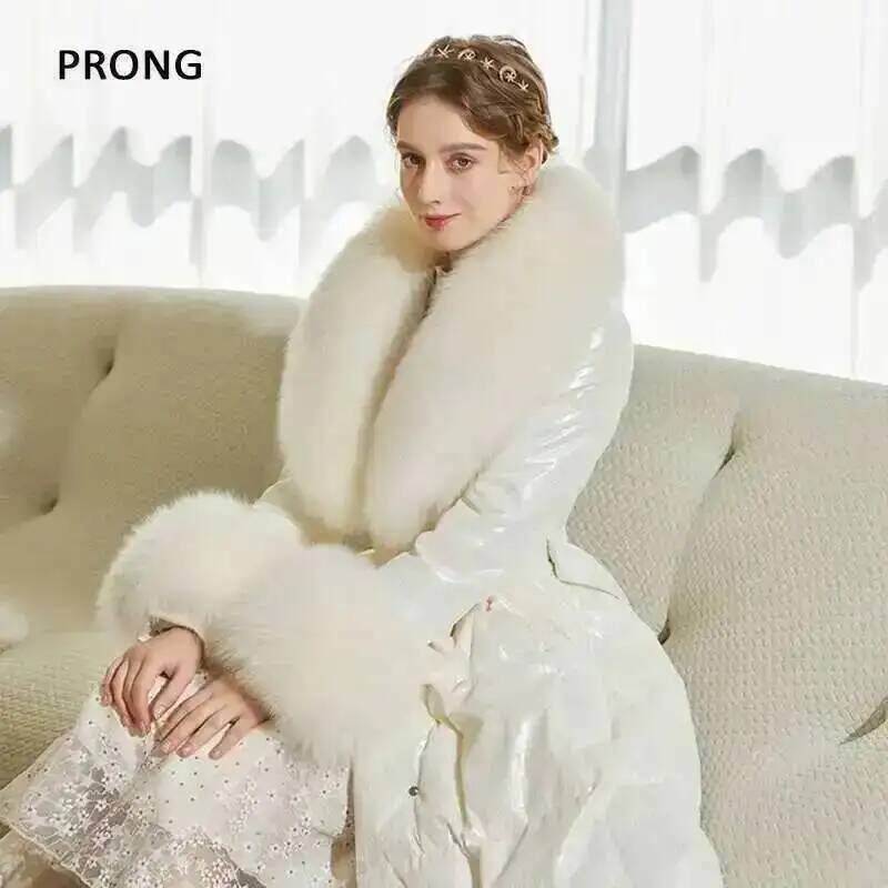 100% Real Fox Fur Collar Winte - Shawl Wrap Winter 리뷰 및 가격