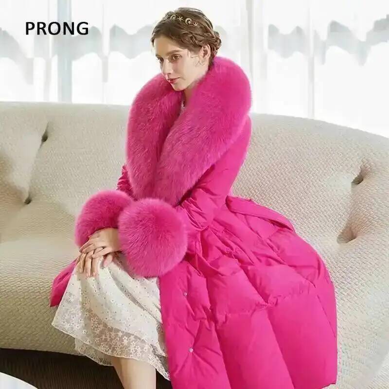 100% Real Fox Fur Collar Winte - Shawl Wrap Winter 리뷰 및 가격