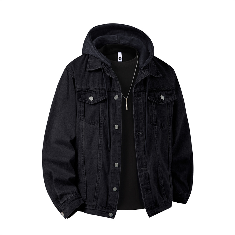 Men Hooded Denim Jacket Men St - Down Jacket Packable 리뷰 및 가격