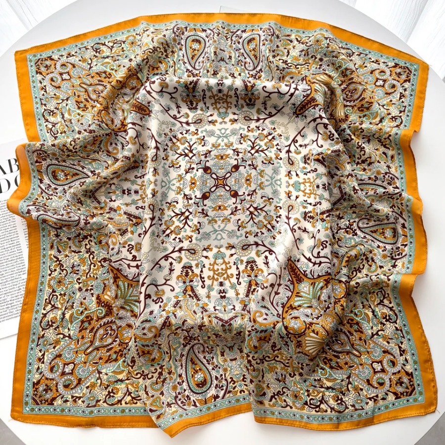 2025 Silk Shawl Square Scarf F - Shawl Wrap Winter 리뷰 및 가격