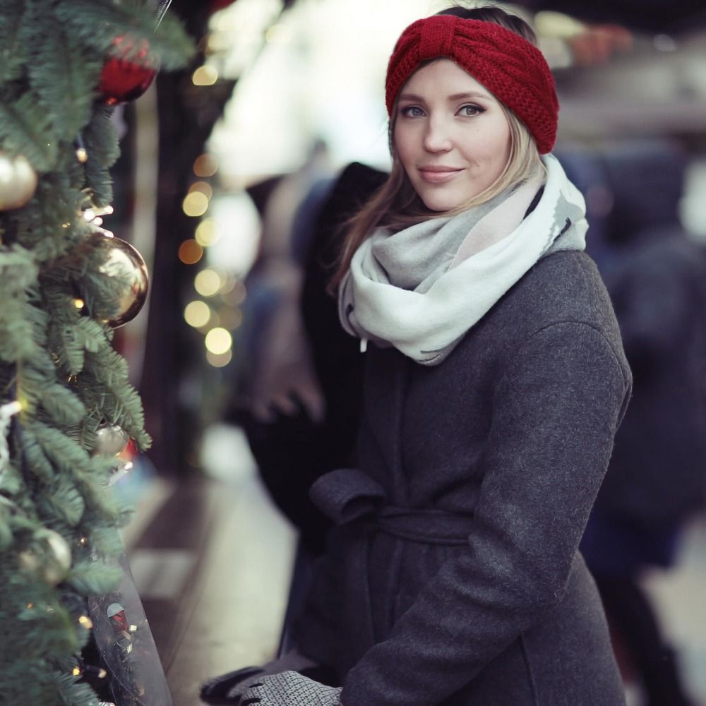 Winter Knitted Women Headbands - Winter Headband Fleece 리뷰 및 가격